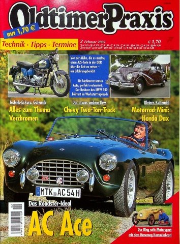 Deckblatt Oldtimer Praxis (02/2003)